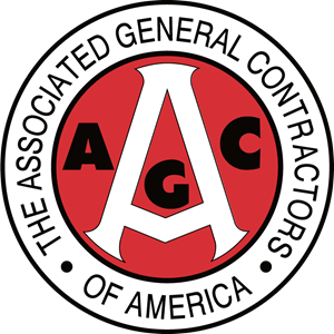The logo for the Association of General Contractors of America showcases the impressive industrial careers in Glendale.